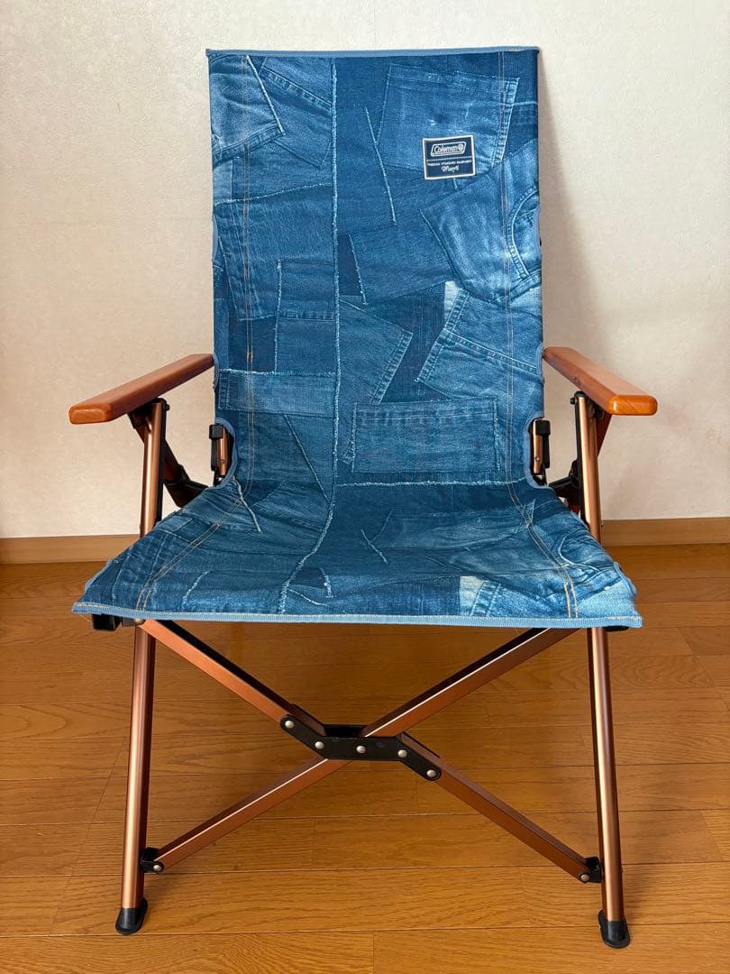 コールマン　モンロー　インディゴ　デニム調チェアー　希少！冬キャン！