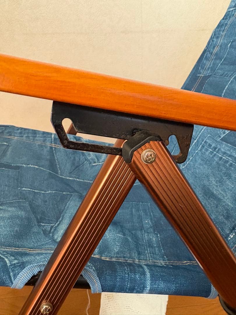 コールマン　モンロー　インディゴ　デニム調チェアー　希少！冬キャン！