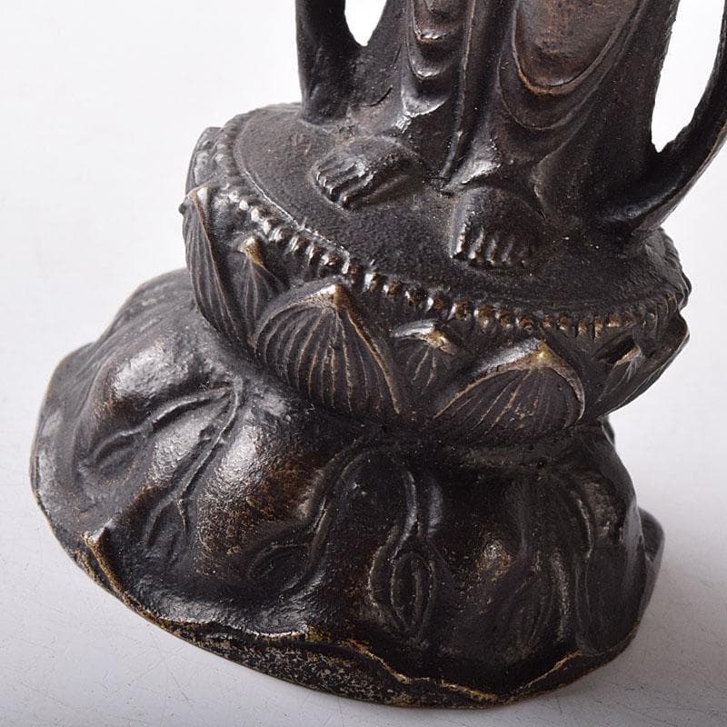 仏教美術　古銅　仏像　置物　V　R8392