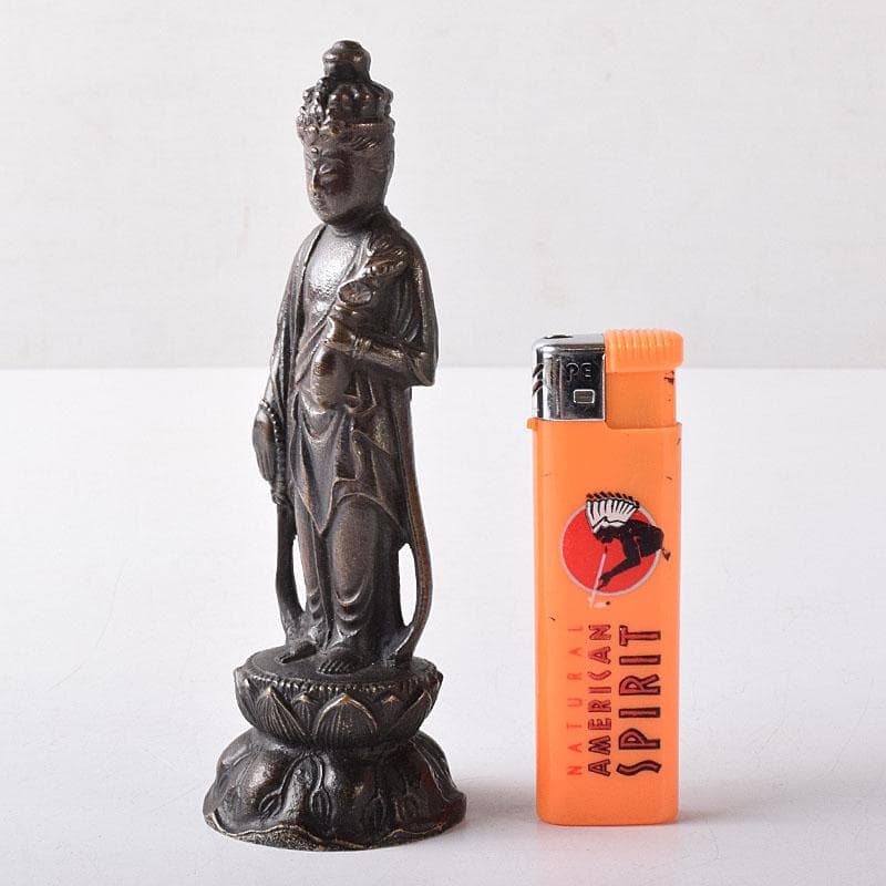 仏教美術　古銅　仏像　置物　V　R8392