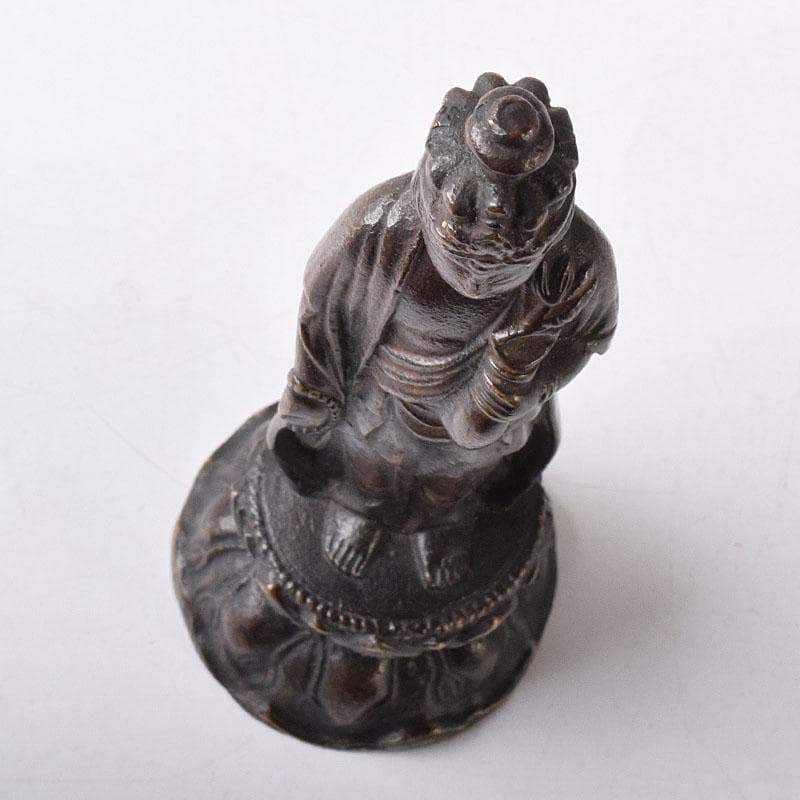 仏教美術　古銅　仏像　置物　V　R8392