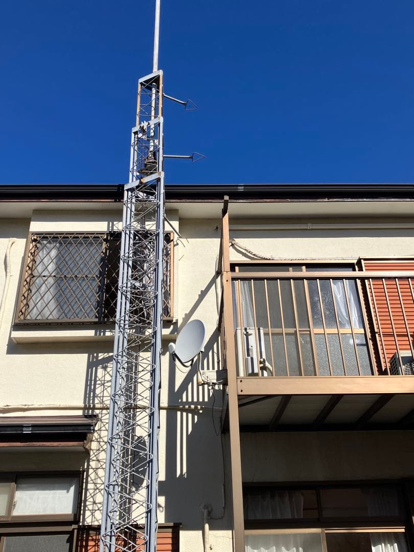 アンテナタワー クランクアップ手動式（16m〜6.5m）