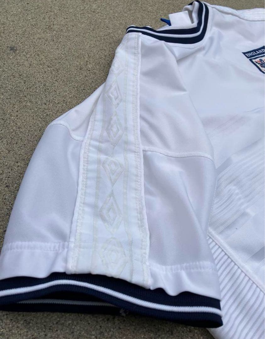 【美品】90s アンブロxイングランド代表 ユニフォーム アウェー／半袖