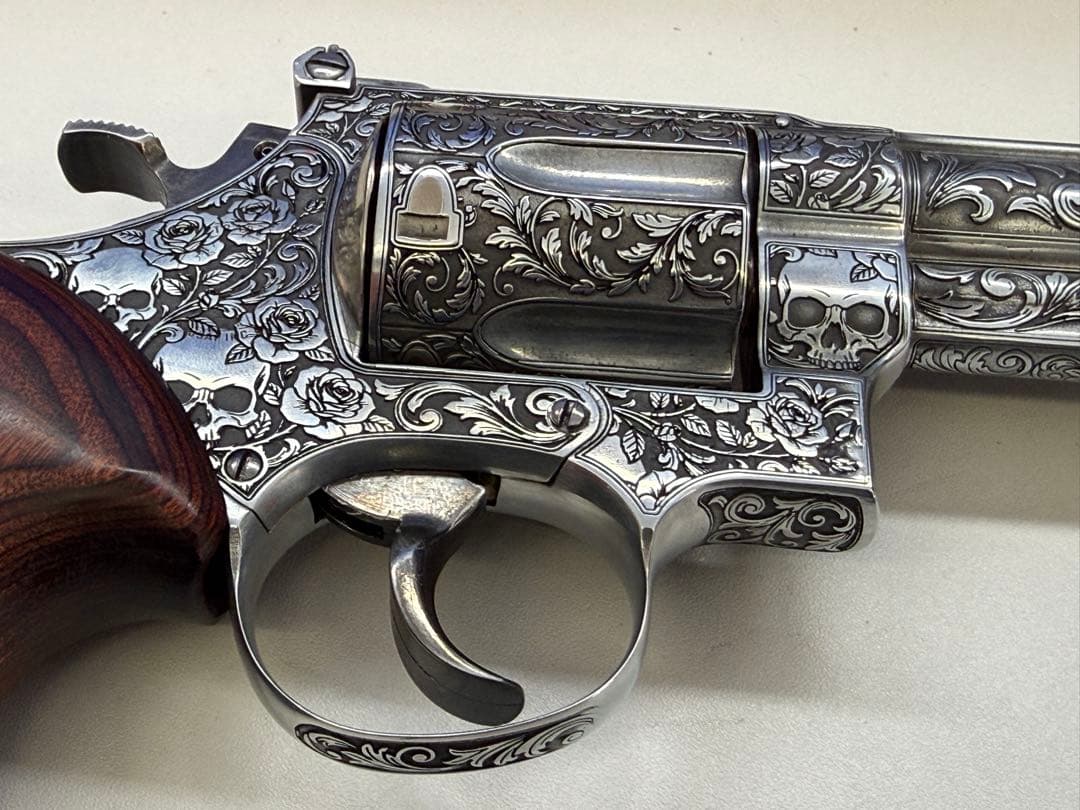 アラベスク彫刻 カスタム装飾モデル 観賞用 木製グリップ