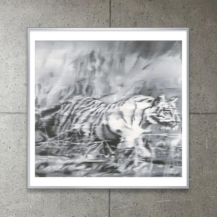 額装済/Tiger 1965/ゲルハルトリヒター/限定500枚/証明書/ポスター