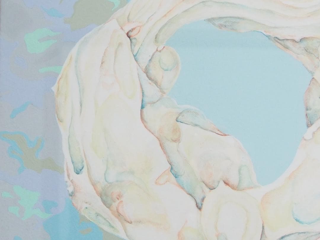 佐貫巧「symbiosis」◆キャンバスにアクリル画作品◆額装済◆さぬき たくみ