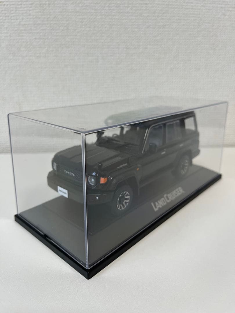 ランドクルーザー70 ブラック ミニカー