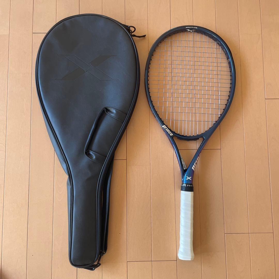 Prince X 100 硬式テニスラケット ケース付き