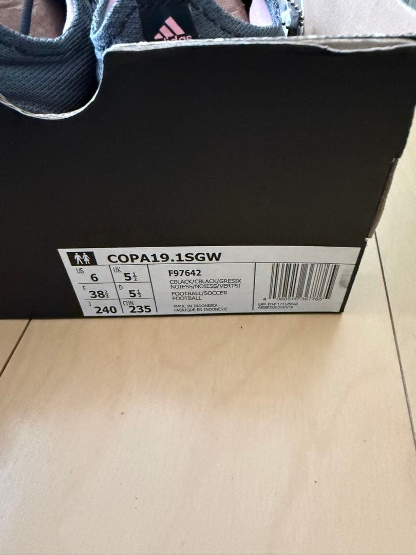 adidas サッカースパイクcopa19.1SGW 24.0センチ　新品