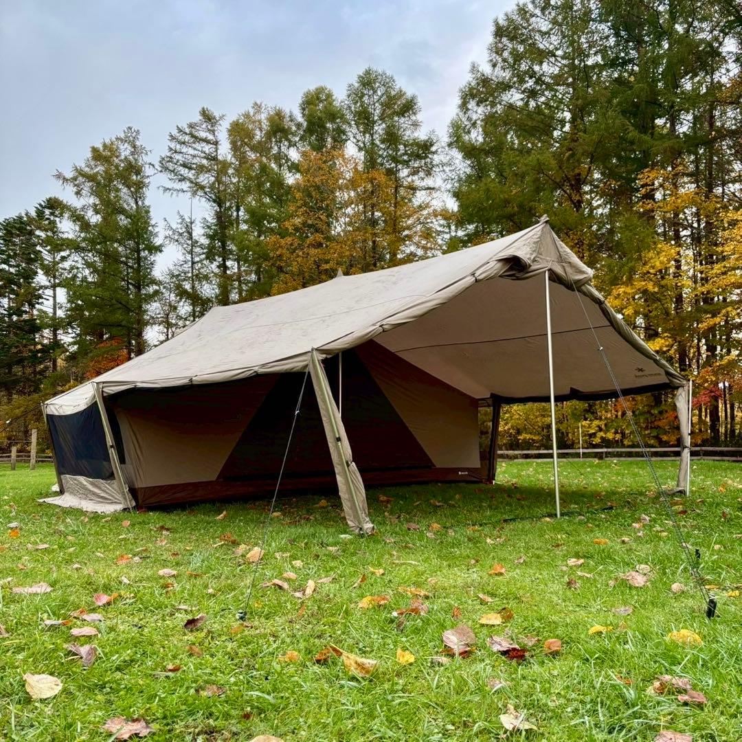 美品 レア 希少 スノーピンク グランベルクL 付属品は新品 大型幕 シェルター