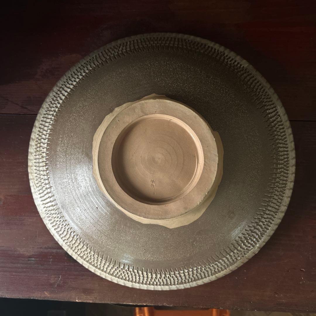 民藝　小鹿田焼　大皿鉢