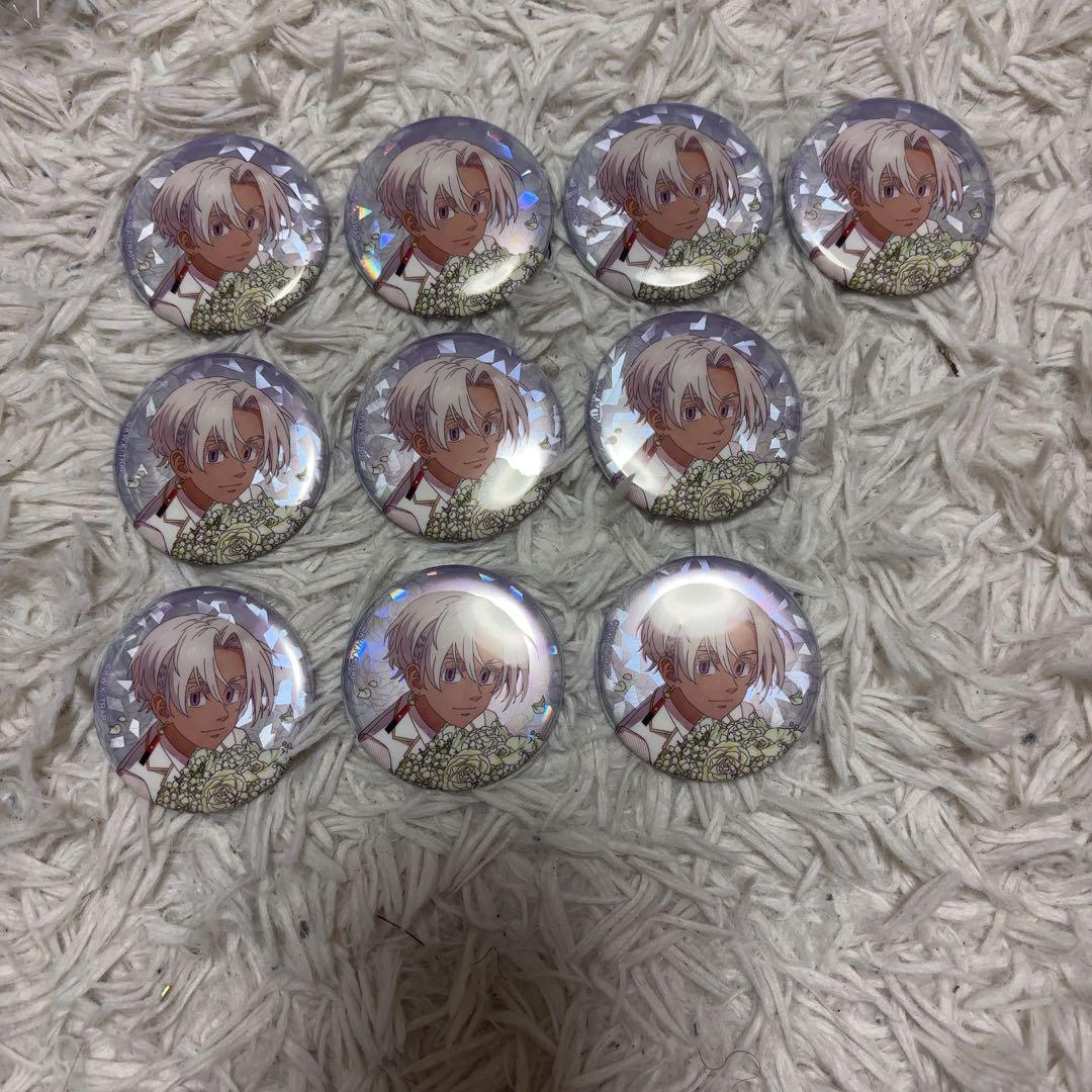 東京リベンジャーズ　中外鉱業　AJ2025　Bouquet 缶バッジ　黒川イザナ