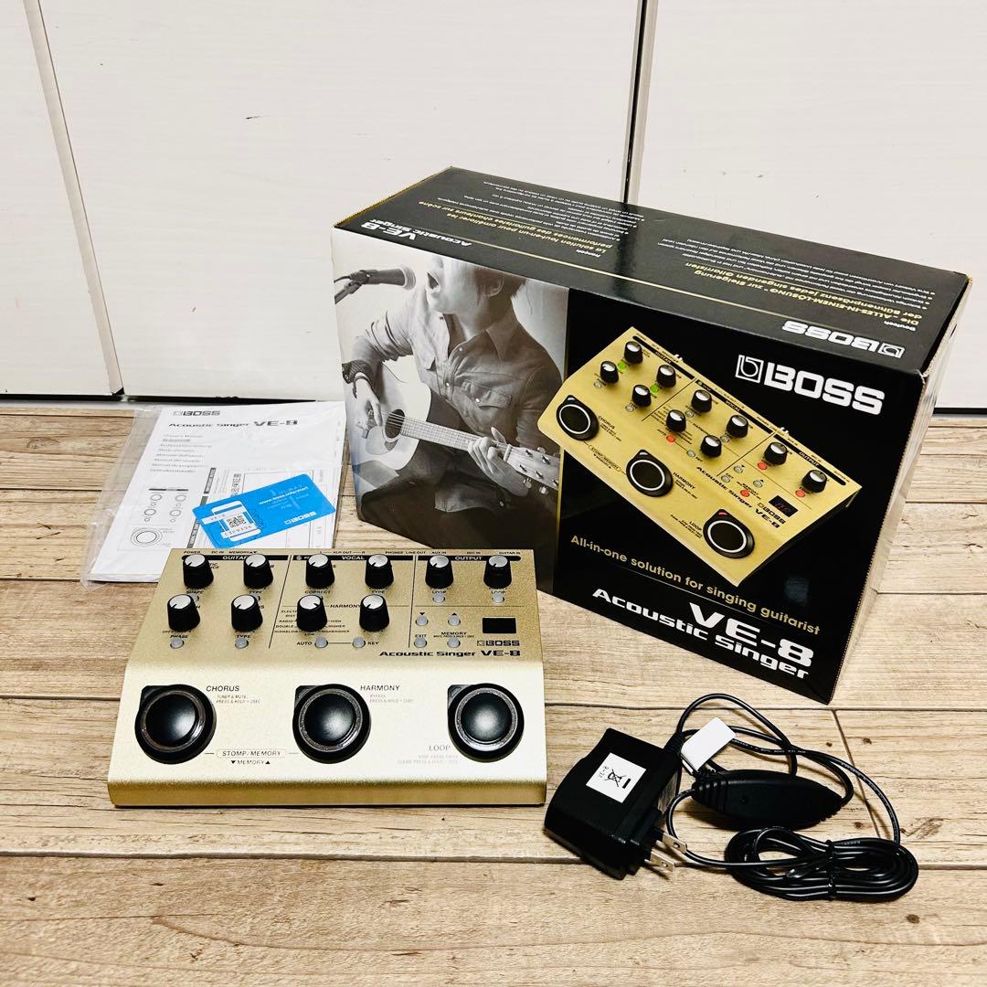 【使用少 極美品】BOSS VE-8 Acoustic Singer