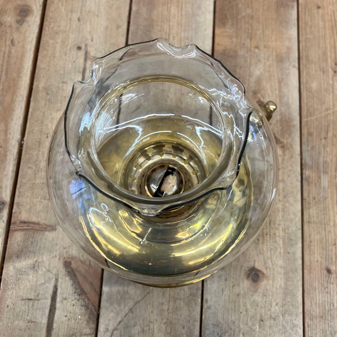 ビンテージ レトロ ガラス製 ランタン オイルランプ ガラスランプ 照明器具