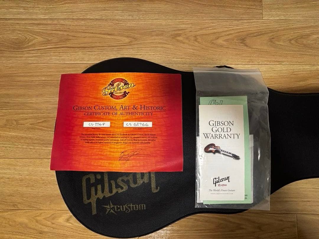 Gibson CS-336 黒 中古 証明書＆純正ハードケース付き