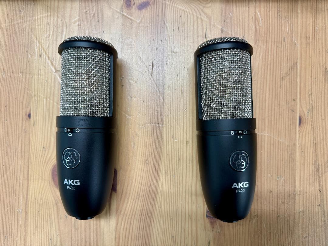 AKG P420 コンデンサーマイク 2個セット