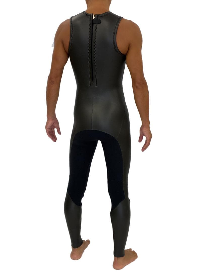 在庫1点物 クラシック3×3mｍバックジップ ロングジョン MLサイズ