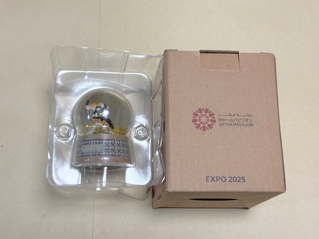 【万博会場限定】新品‼️カタールパビリオン限定‼️水筒　スノードーム　コーヒーマグ