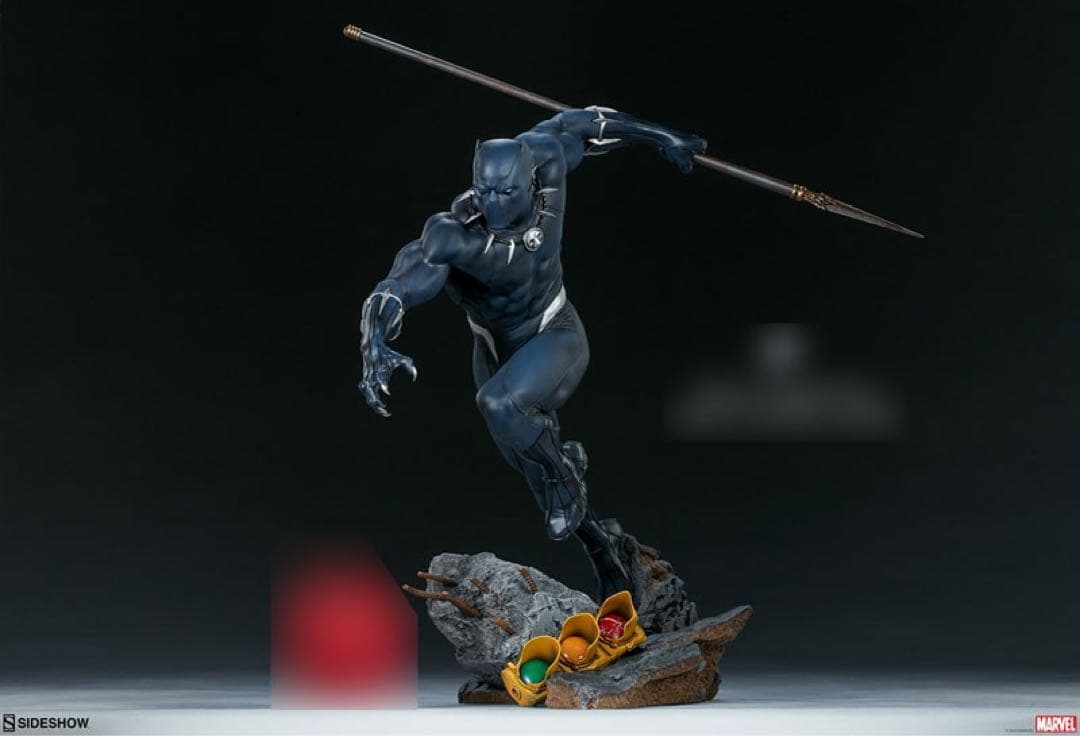 サイドショウ アベンジャーズ アッセンブル ブラックパンサー 1/4 スタチュー