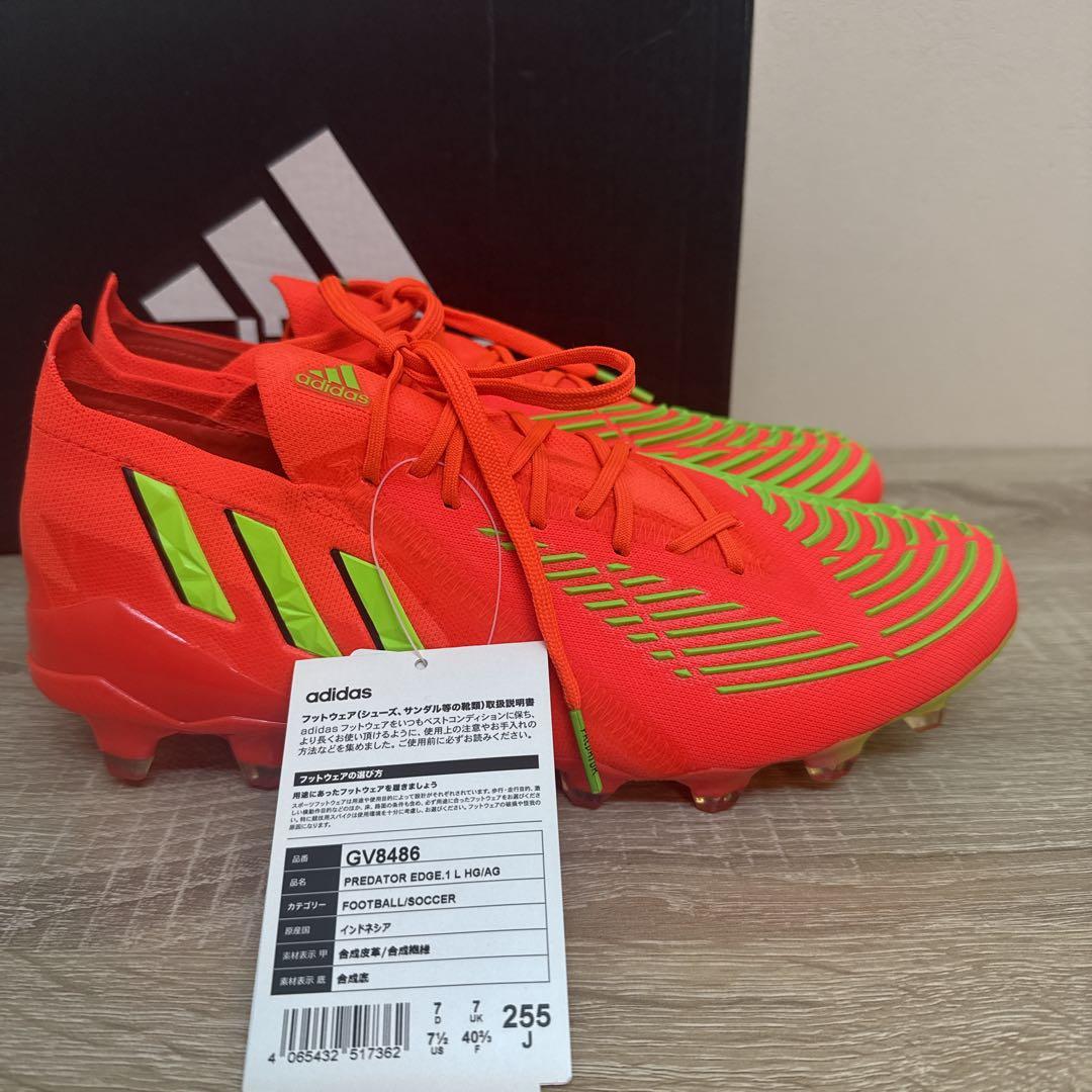 新品未使用adidas PREDATOR EDGE.1 HG/AG 25.5