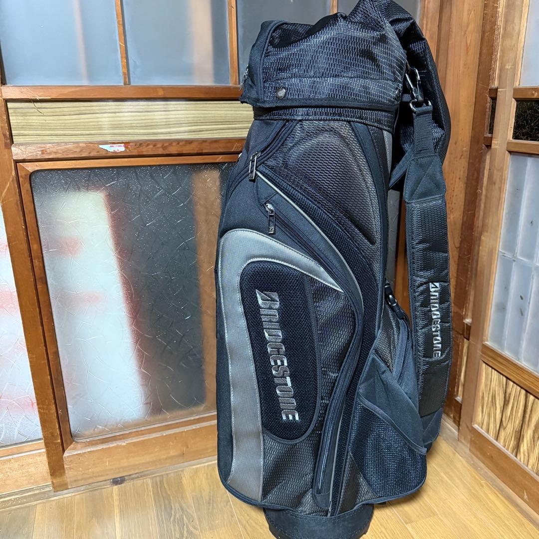 BRIDGESTONE ブラックキャディバッグ