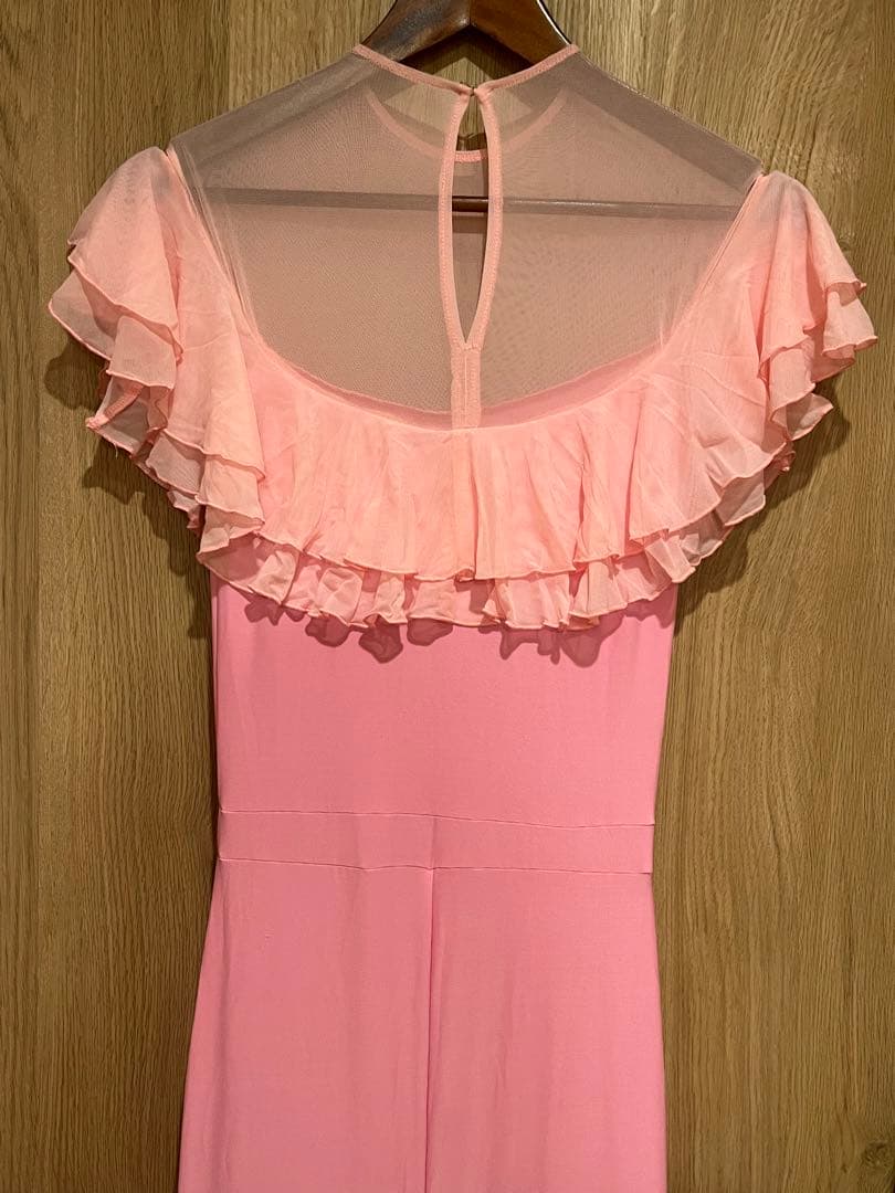 社交ダンス　クリスアンクローバー ピンク　ワンピース