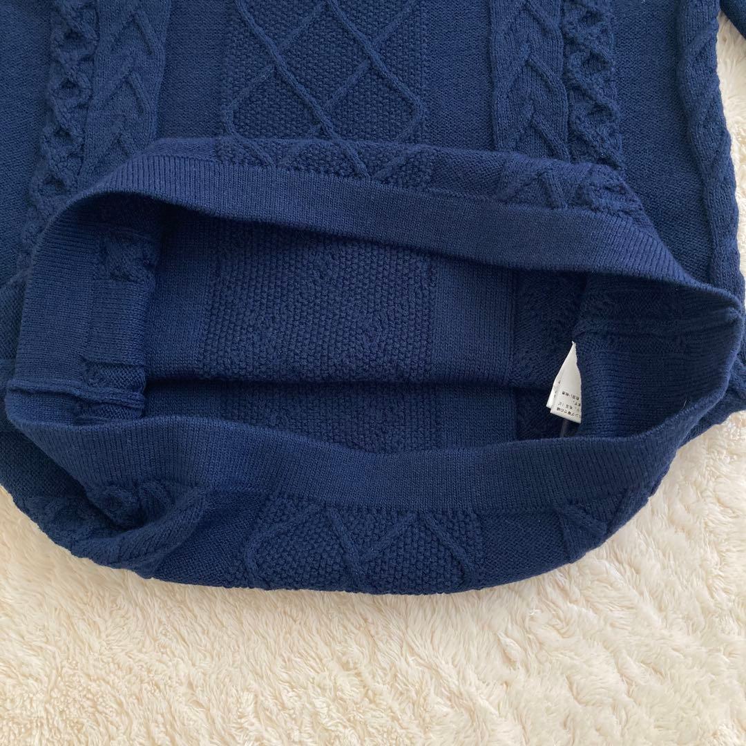 タグ付新品！PEARLY GATESパーリーゲイツ　ケーブルニット　ワンピース