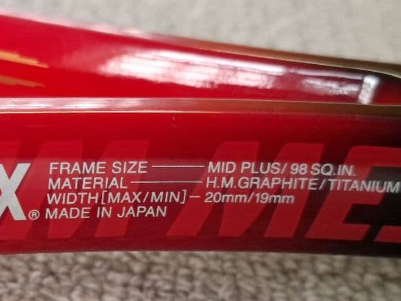 YONEX RD-Ti70 Long テニスラケット 98in MidPlus