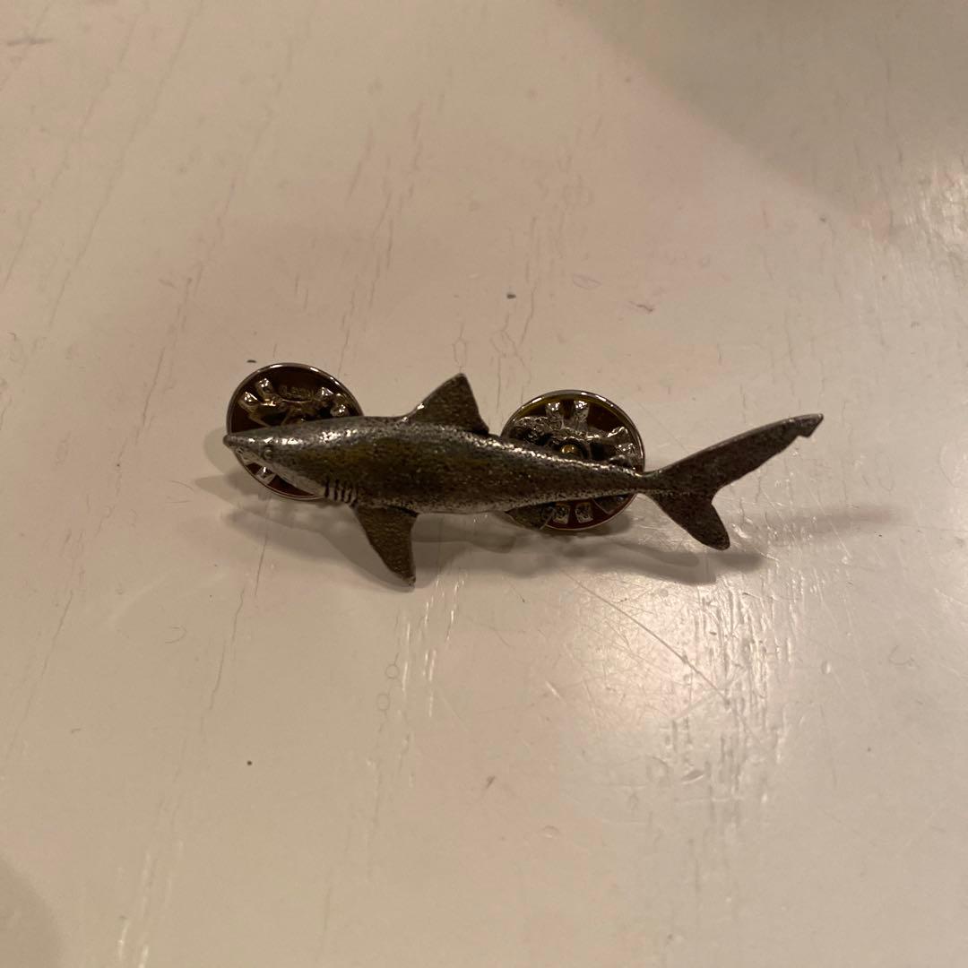 ピンズ　GG HARRIS FINE PWETER シャークピンズ3点セット