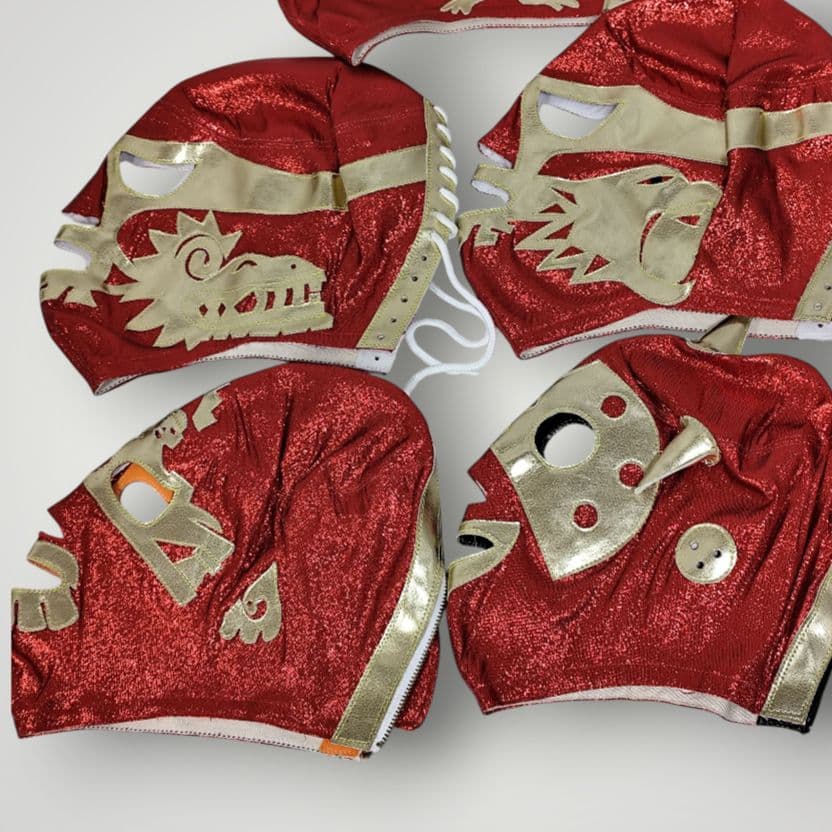 シ*ー様 【未使用】プロレスマスク カヤック他８点セット　コレクション・インテリ