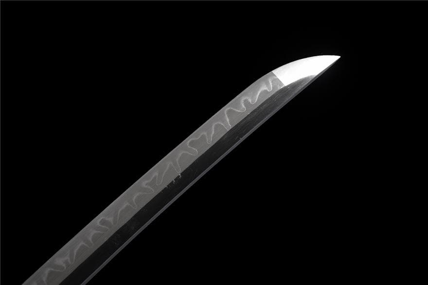 T 10焼刃木の葉紋侍刀『寒夜』日本刀 模造刀 居合刀