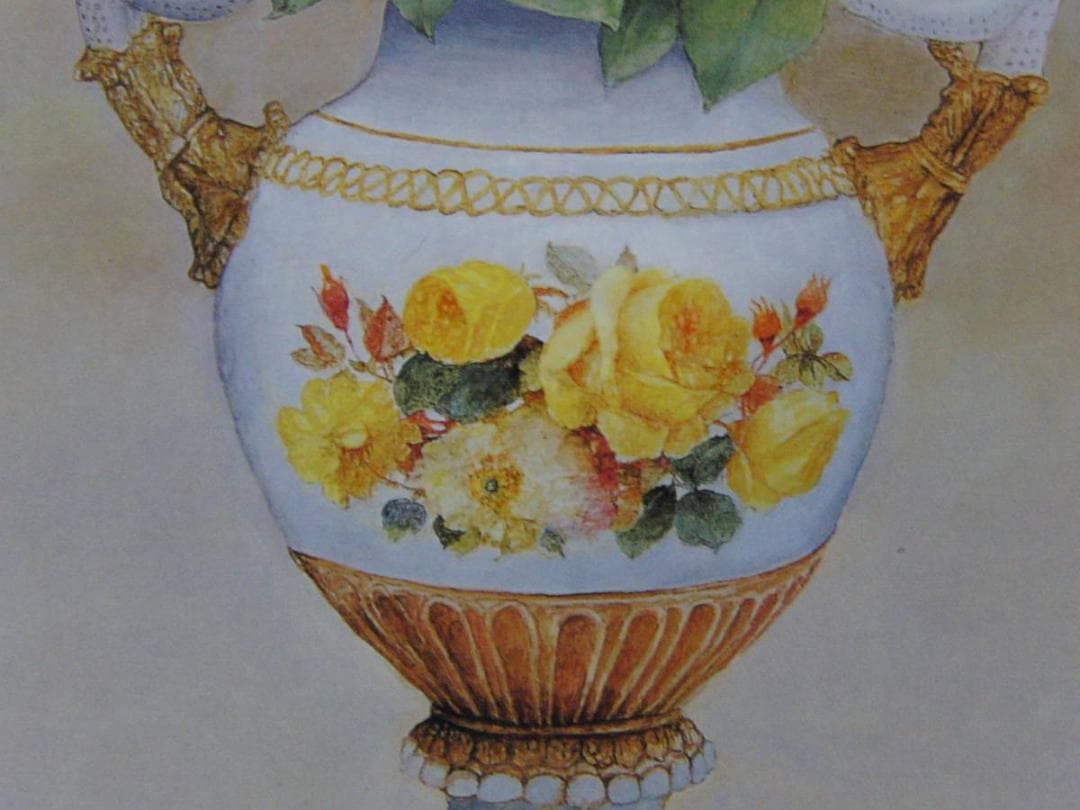 戸嶋但、【Love】、希少な画集画、新品高級額・額装付、状態良好