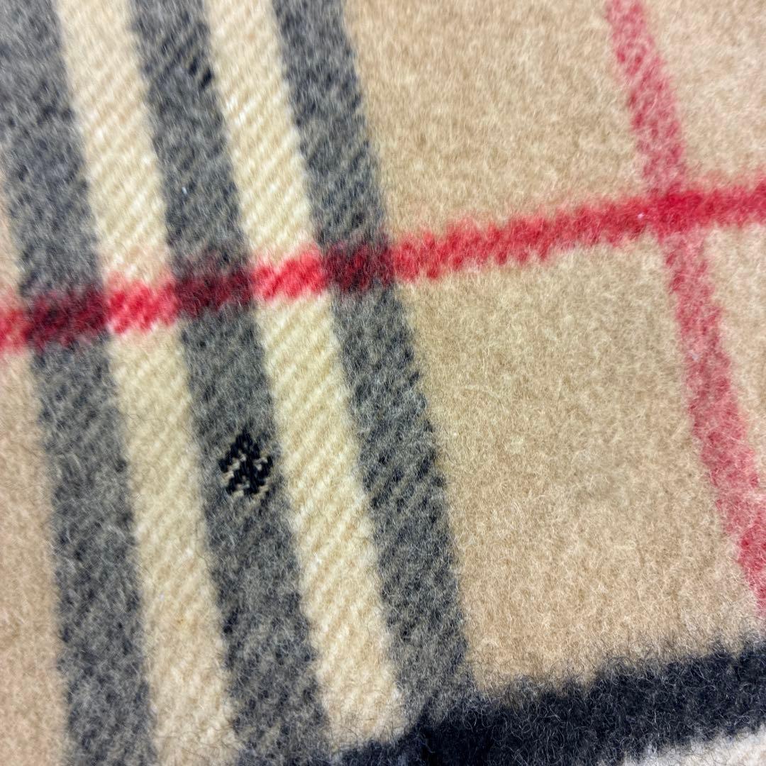 Burberry 大判毛布　ウール　100% 西川