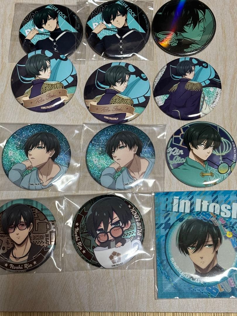 ブルーロック　糸師凛　缶バッジ　まとめ売り　64点
