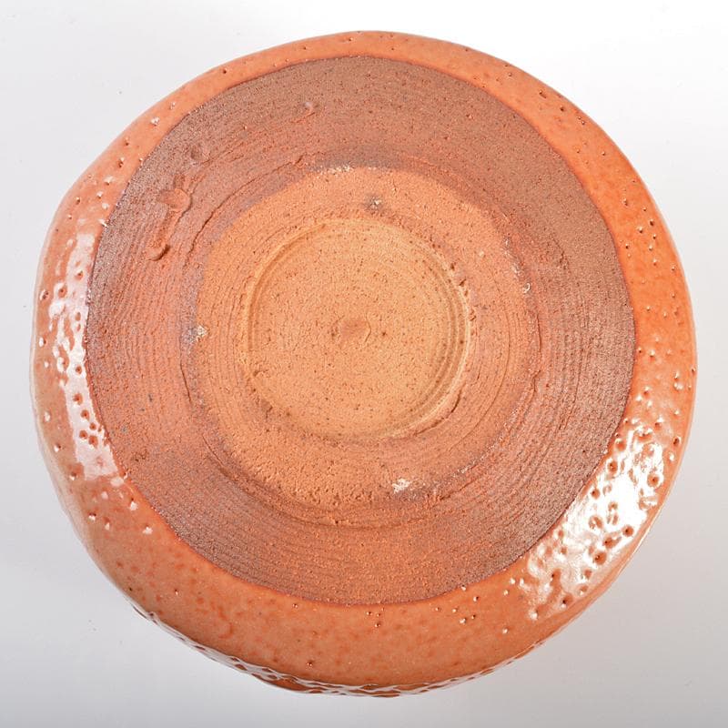 藤原敬介（恭介）作　桃の里窯　備前市の茶碗　鵬雲斎極め箱二重箱　F　R6223