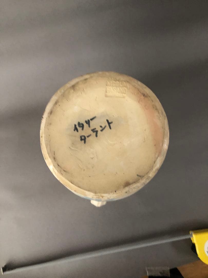 イタリア陶器　　両手花瓶