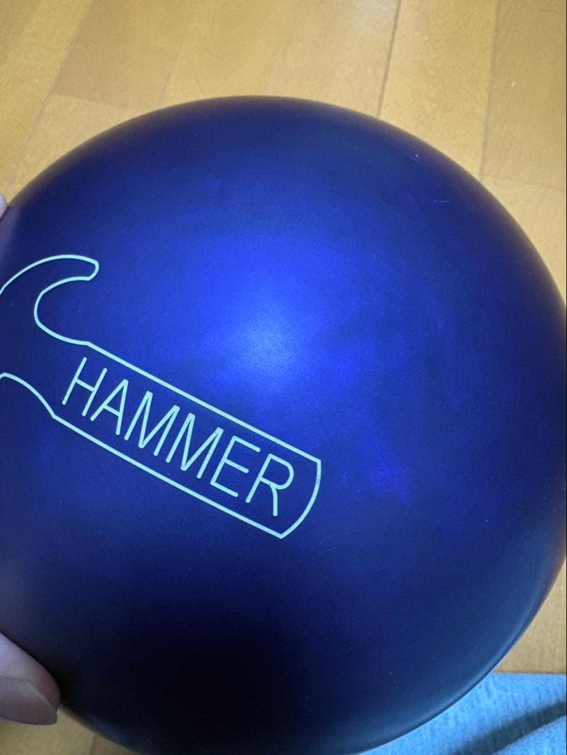 【超美品】格安！！HAMMER ボウリングボール パープルパールウレタン