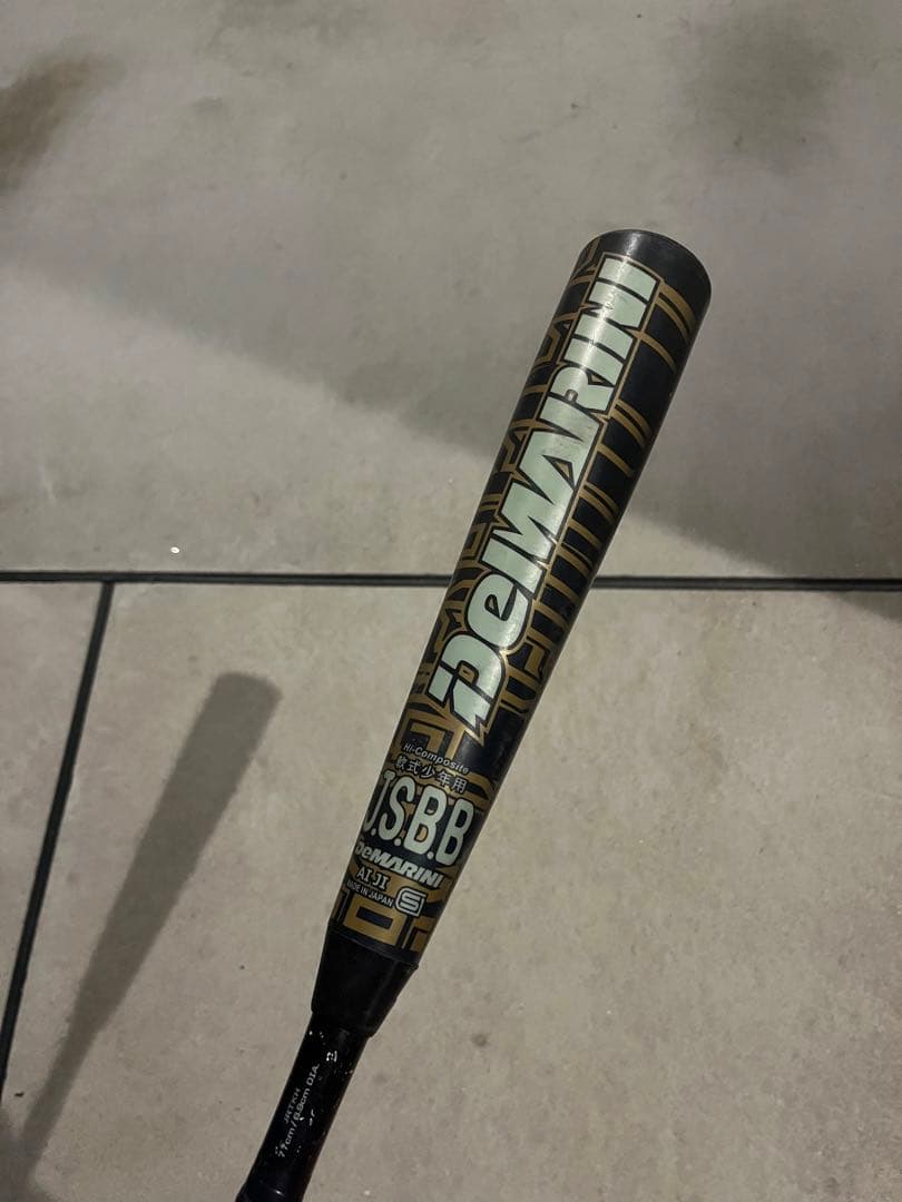 DeMarini SBB 軟式バット ブラック/ゴールド