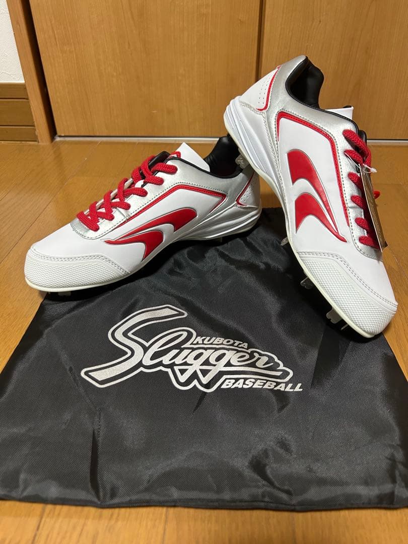 「激安‼️」久保田スラッガーD-008 RD 27.5cm スパイク