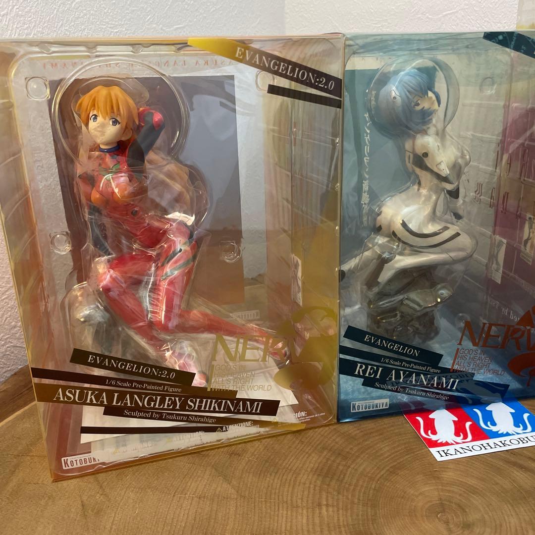 壽屋　エヴァンゲリオン　フィギュア　アスカ　綾波レイ　マリ　新品　未開封　セット