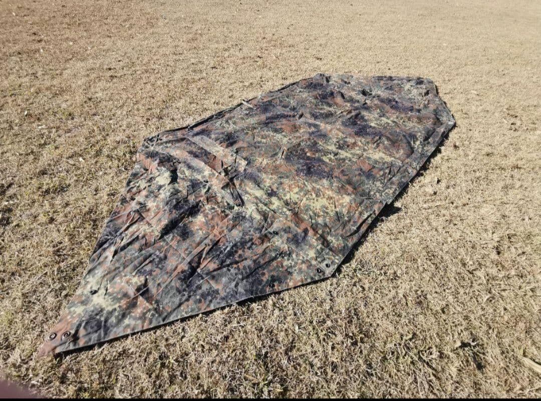 Bランク　ドイツ軍　軍幕　パップテント　シェルターハーフ　2