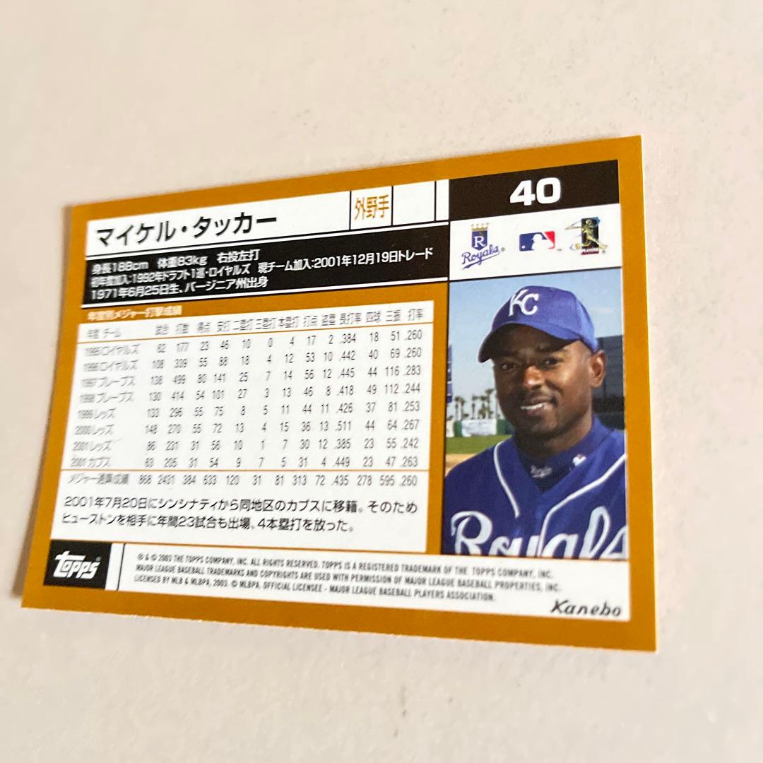 477 大リーグカード　マイケル.タッカー