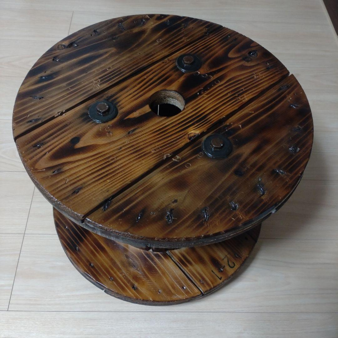 ケーブルドラム　テーブル　小物置き　値下げ