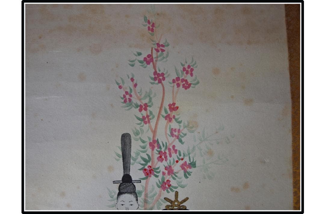 時代肉筆掛け軸その4※激安骨董品中国 古美術 X1106C16-9