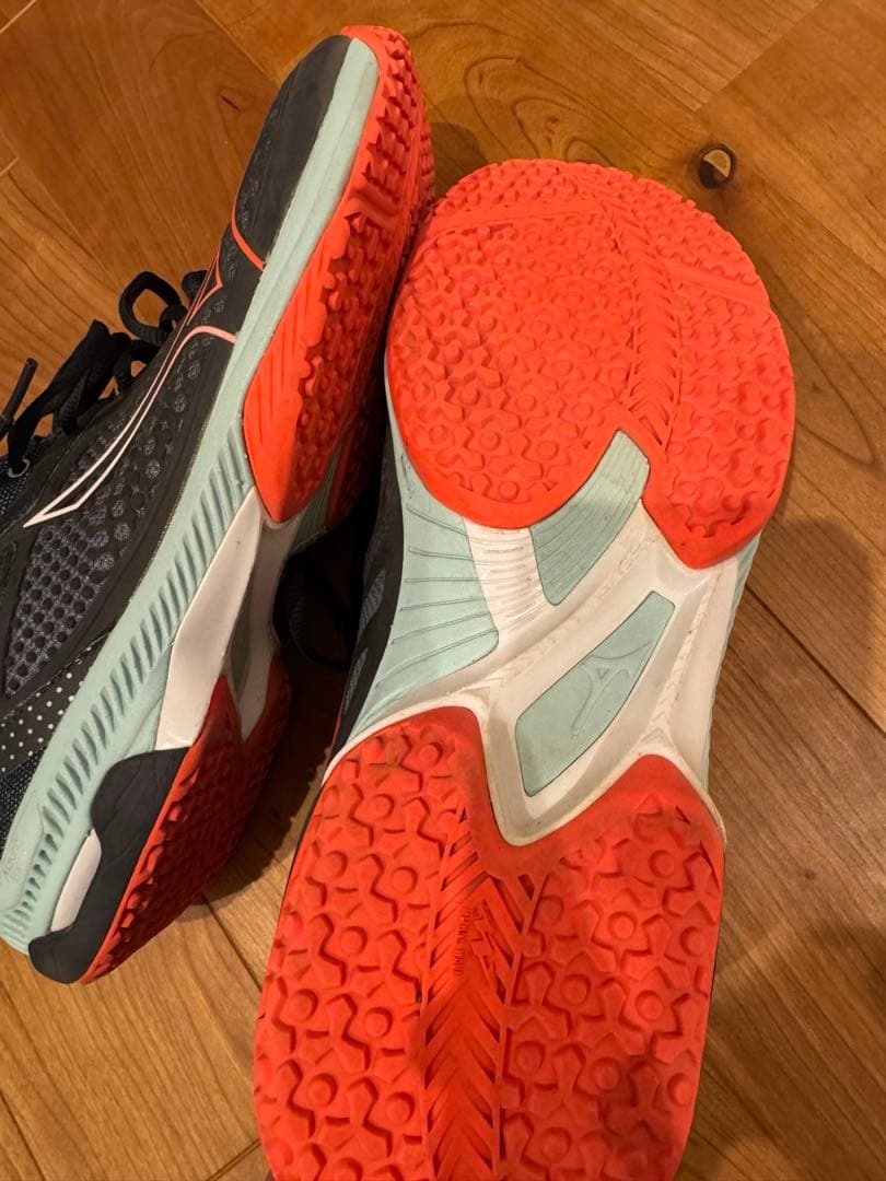 たくみん　ミズノ　ウエーブエクシードツアー　テニス　オムニ　27.5