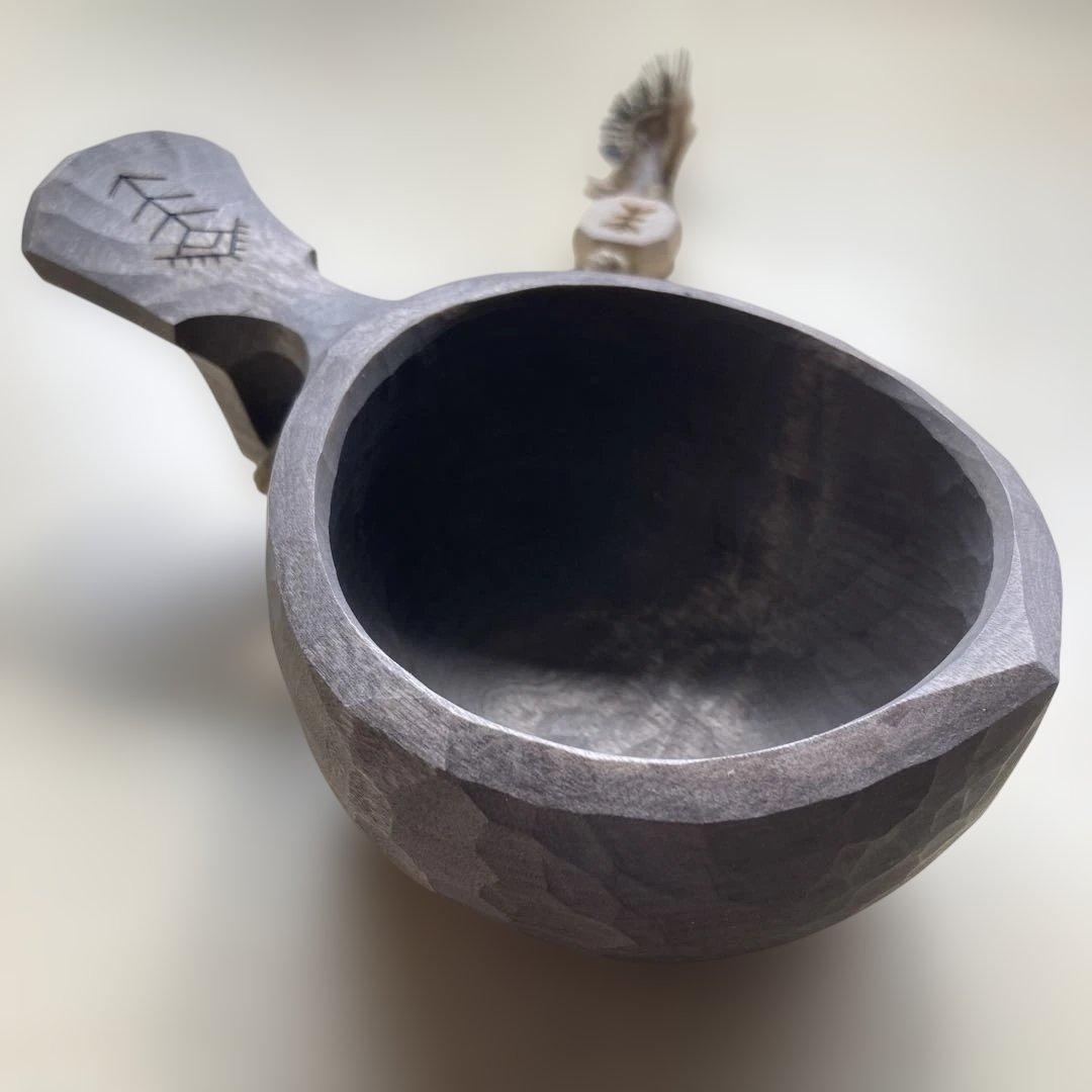 【新品】 ソウルオブシベリア　バードテール　No.2003 ククサ シルバー