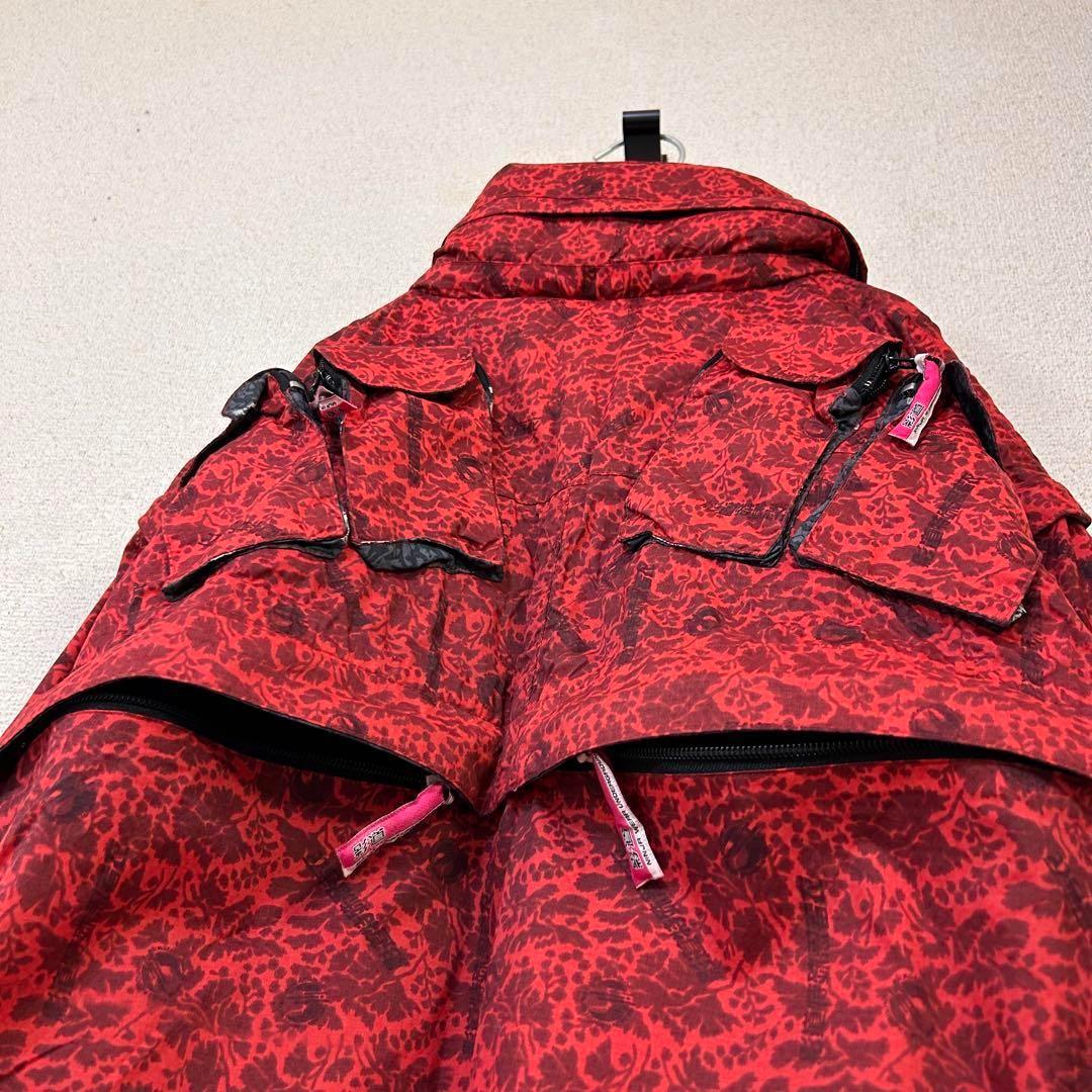 m4136【希少 影道】ギミック スキーウェア スノボーウェア セットアップ L