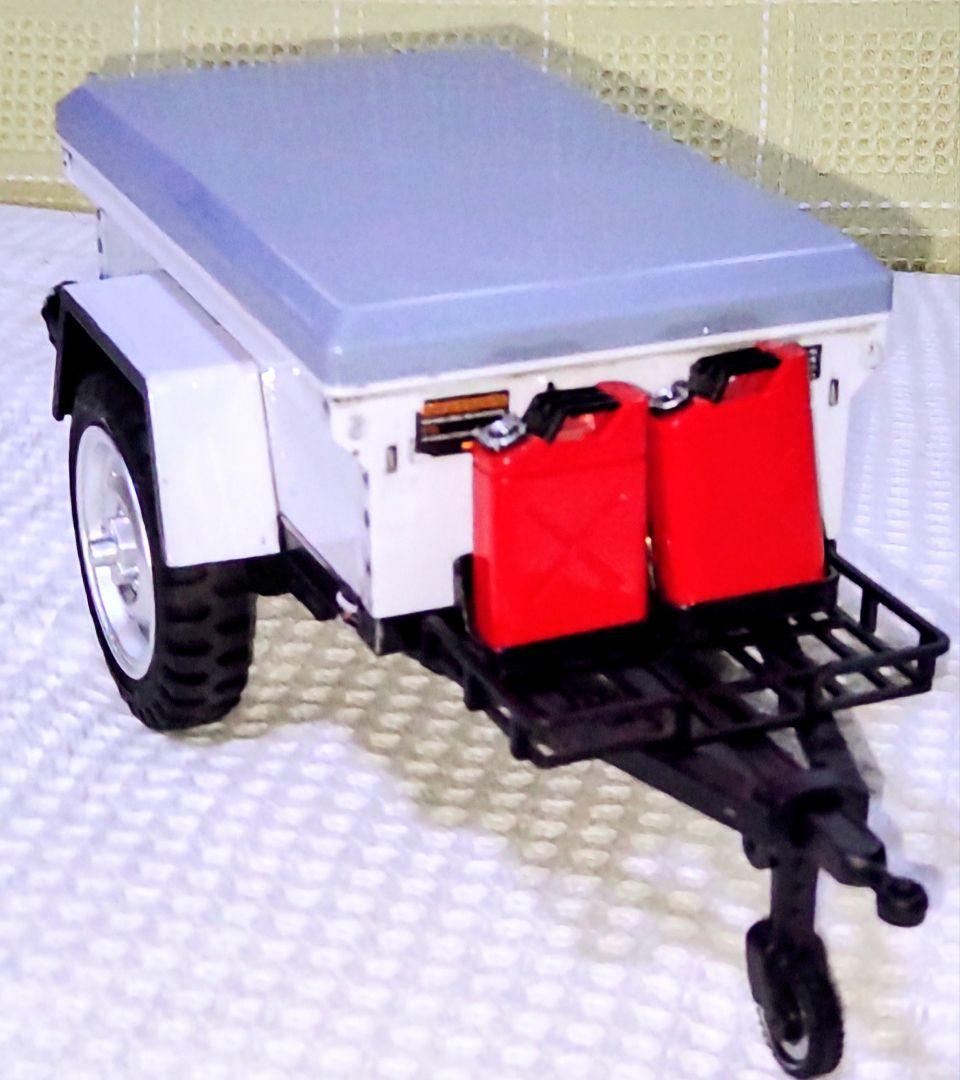 c*a様 スズキ ジムニー 1/16 ラジコン ホワイト 専用トレーラー付き