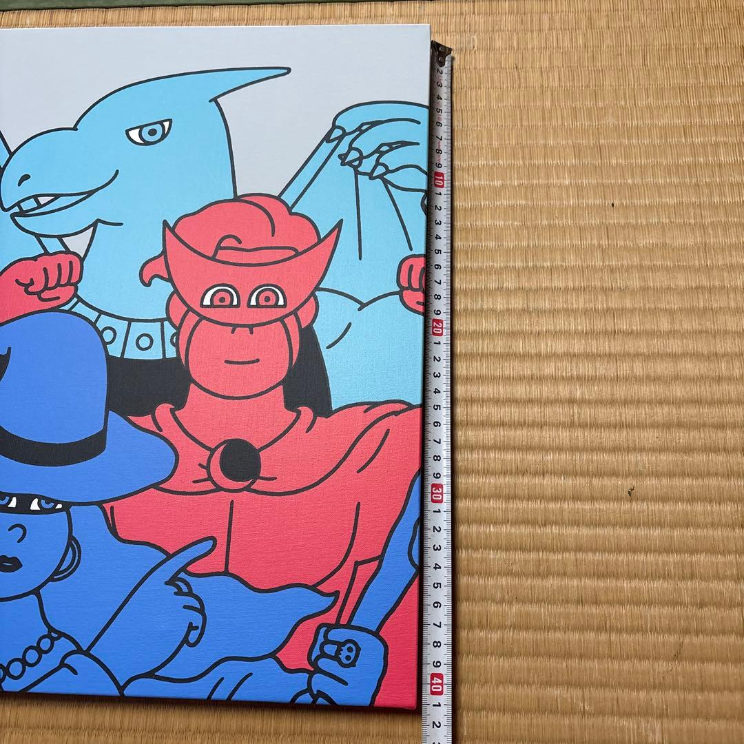 JUN OSON/ジュン・オソン(HEROES)キャンバスにスクリーンプリント