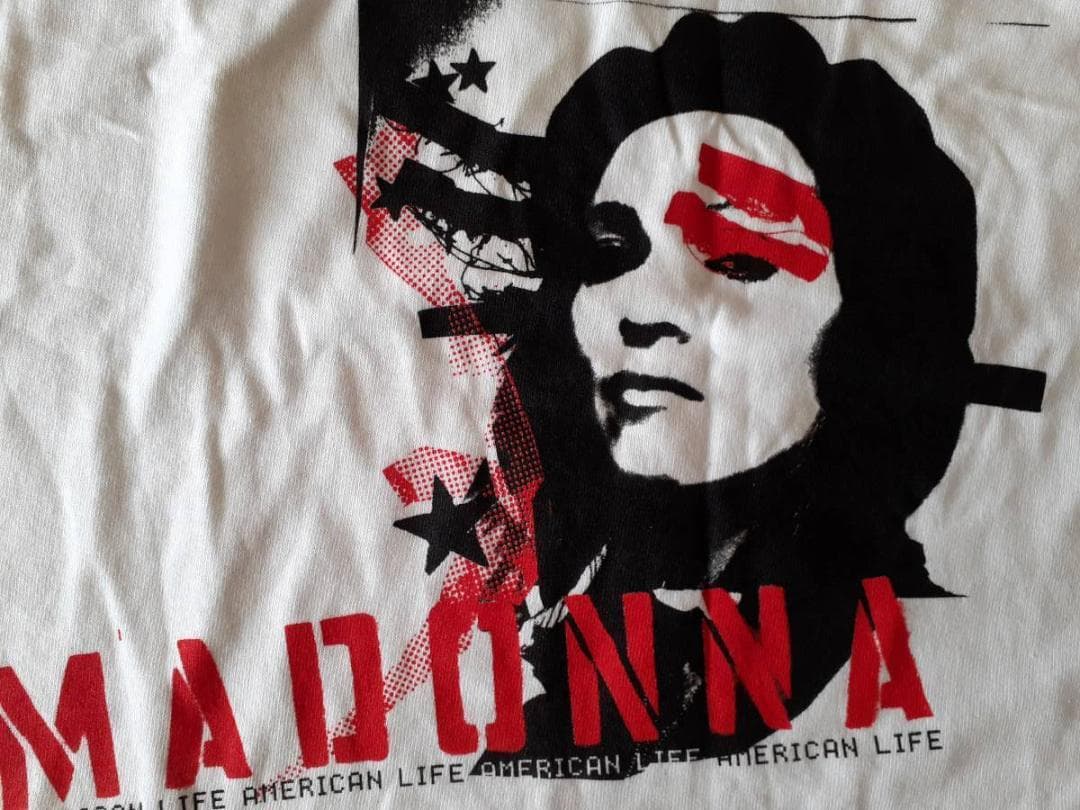 マドンナ 　AMERICAN LIFE　2003年 オフィシャル 貴重 Tシャツ